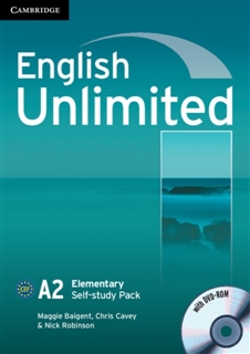 upload202112172050315063.jpg English Unlimited Elementary Self-study Pack (Workbook with Dvd-Rom) - Image 1
