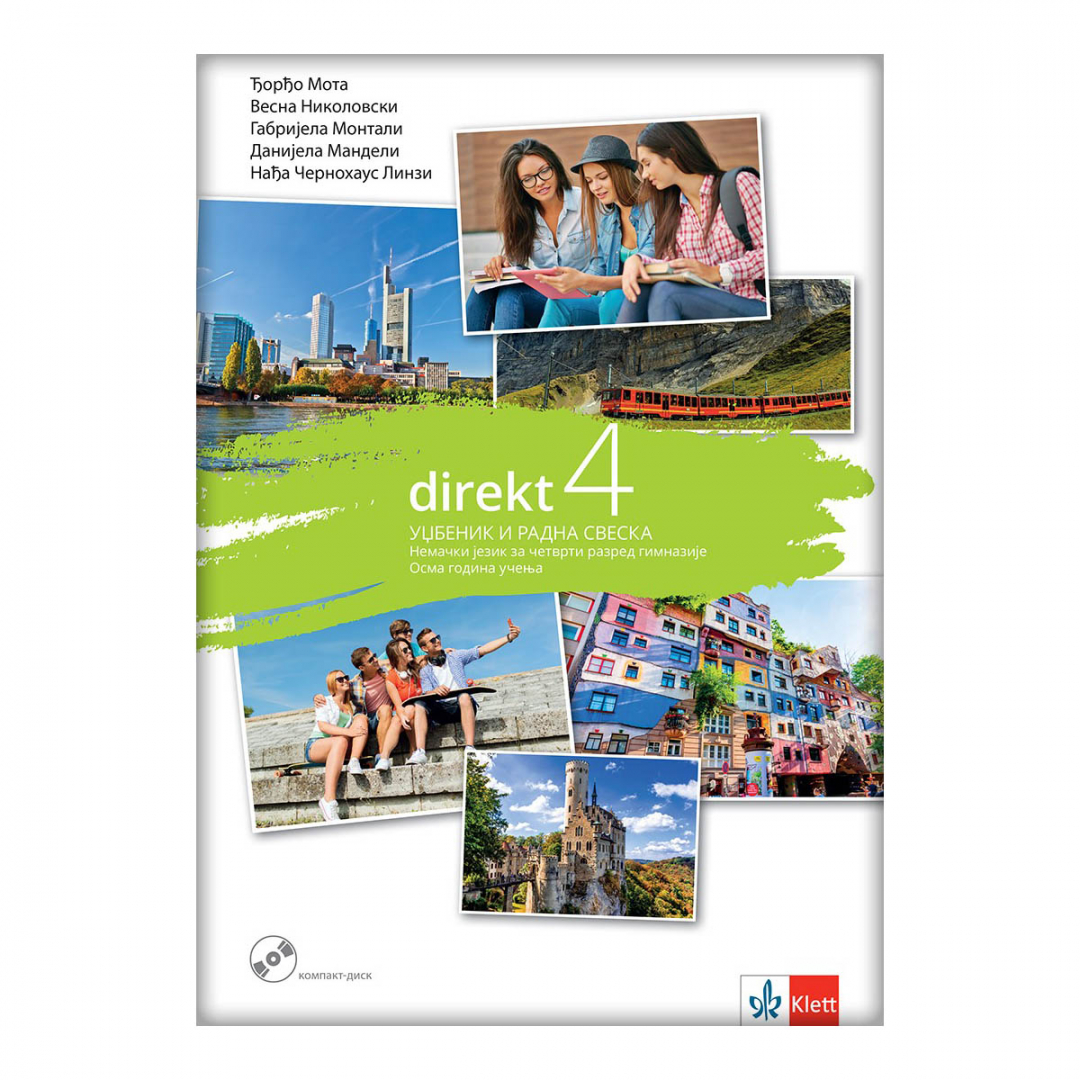 K9788653307073 Direkt 4 - udžbenik za četvrti razred gimnazije (osma godina učenja) + CD - Image 1