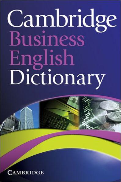 9780521122504 Cambridge Business English Dictionary - Image 1