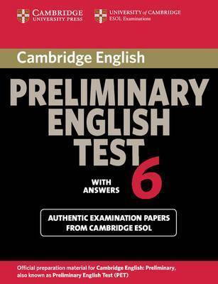 9780521123198 Cambridge Preliminary English Test 6 Student's Book with answers - Image 1