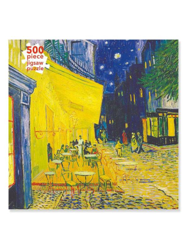 9781839643088 Adult Jigsaw Puzzle Vincent Van Gogh: Caf Terrace (500 Pieces) - Image 1
