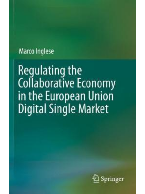 9783030300425 Regulating the Collaborative Economy in the European Union Digital Sin - Image 1