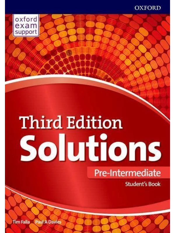 Solutions Pre-Intermediate 3rd Edition  - udžbenik za prvi razred srednje škole - Image 1