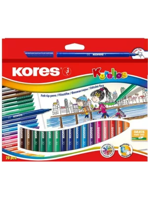 Flomasteri "KORELLOS" standard