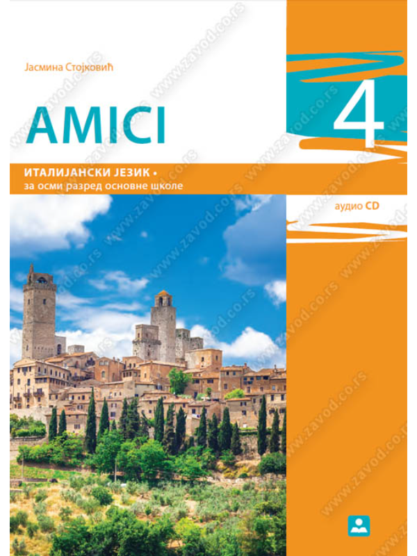 9786455132885 Z18550 AMICI 4, udžbenik za 8. - Image 1
