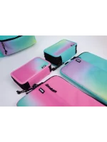 081264SN1P Filled double decker pencil case Sunset, pink - Image 3