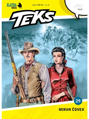 Zlatna serija 29 korica A Teks Miran čovek