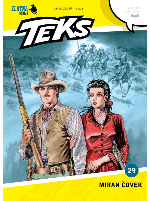 07300783 Zlatna serija 29 korica A Teks Miran čovek - Image 1