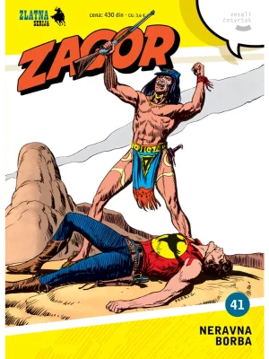 Zlatna serija 41 korica A Zagor Neravna borba