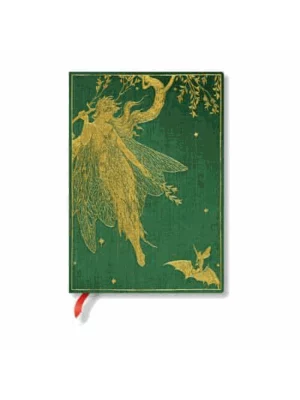 Olive Fairy Midi Unlined Softcover Flexi Journal