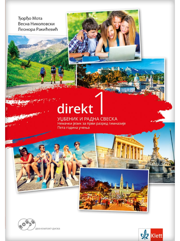 K9788653302665 Direkt 1 - udžbenik i radna sveska za prvi razred gimnazije (peta godina učenja) + 2 CD-a - Image 1