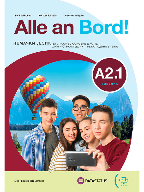 9788674789919 Alle an bord A2.1: nemački jezik za sedmi razred, udžbenik - Image 1