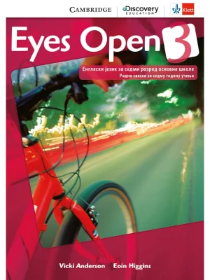 Eyes Open 3 radna sveska za engleski jezik (QR)