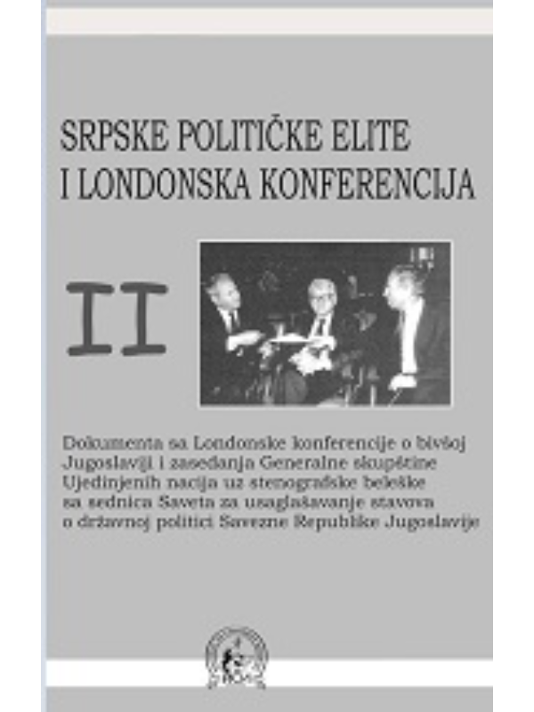 9788674032107 Srpske političke elite i Londonska konferencija - Tom II - Image 1