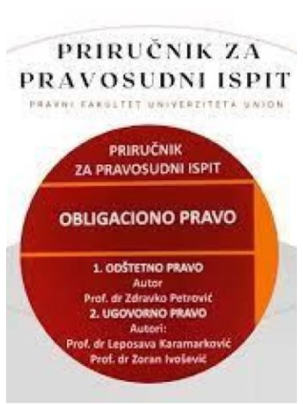 9788679520432 Obligaciono pravo 1. Odštetno pravo 2. Ugovorno pravo - Image 1