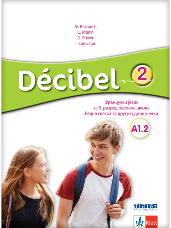 9788653310745 Decibel 2 radna sveska za francuski jezik (QR) NOVO IZDANJE! - Image 1