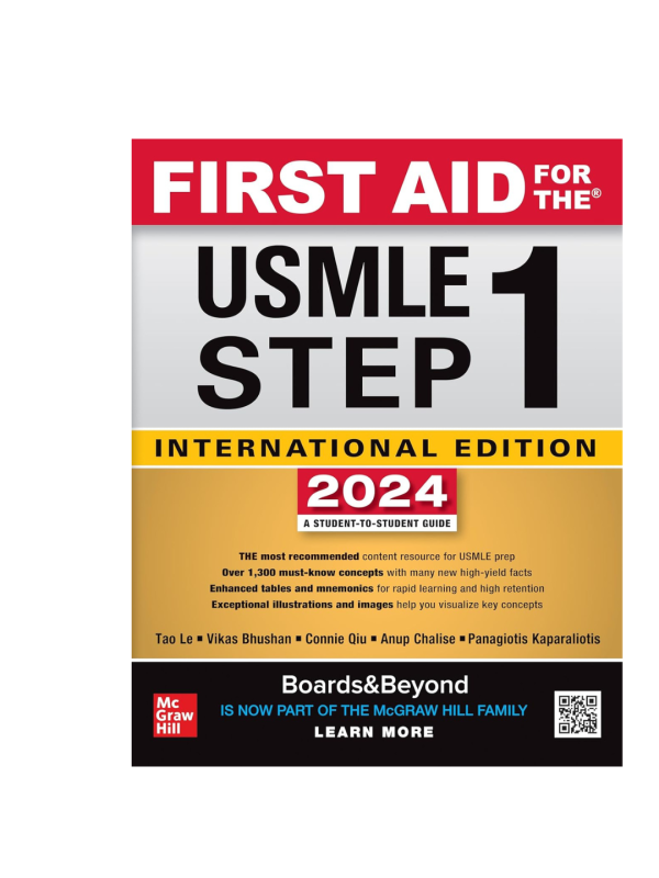 9781266091100 Ie First Aid For The Usmle Step 1 2024, 34e - Image 1