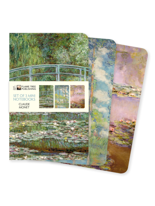 9781787559172 Claude Monet Set of 3 Mini Notebooks - Image 1