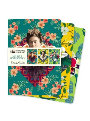 Frida Kahlo Set of 3 Standard Notebooks