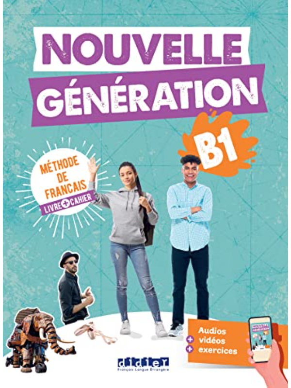 9782278108572 Nouvelle Génération B1 - Livre + Cahier + didierfle.app - Image 1