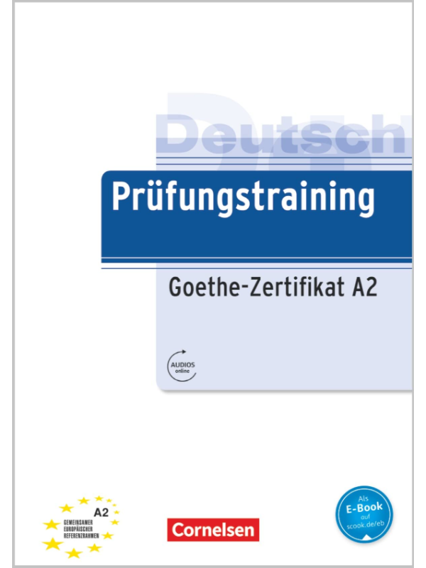 9783061217730 Prüfungstraining DaF A2 /Goethe-Zertifikat A2 - Übungsbuch mit Lösungen und Audio-Dateien als Download - Image 1