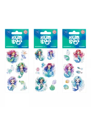 Stikeri 6,6X18Cm Mermaid