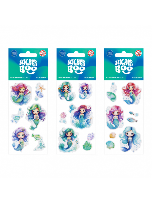 5905523680546 Stikeri 6,6X18Cm Mermaid - Image 1