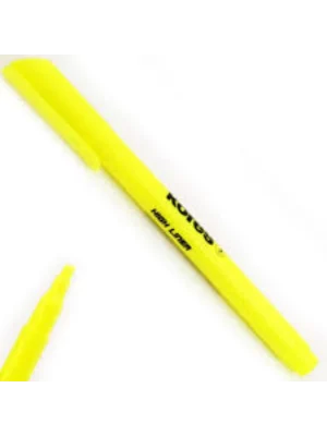 HIGH LINER Fine, kosi vrh, u obliku olovke,  yellow / 12 kom u kutiji