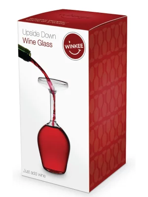 Čaša za vino naopačke