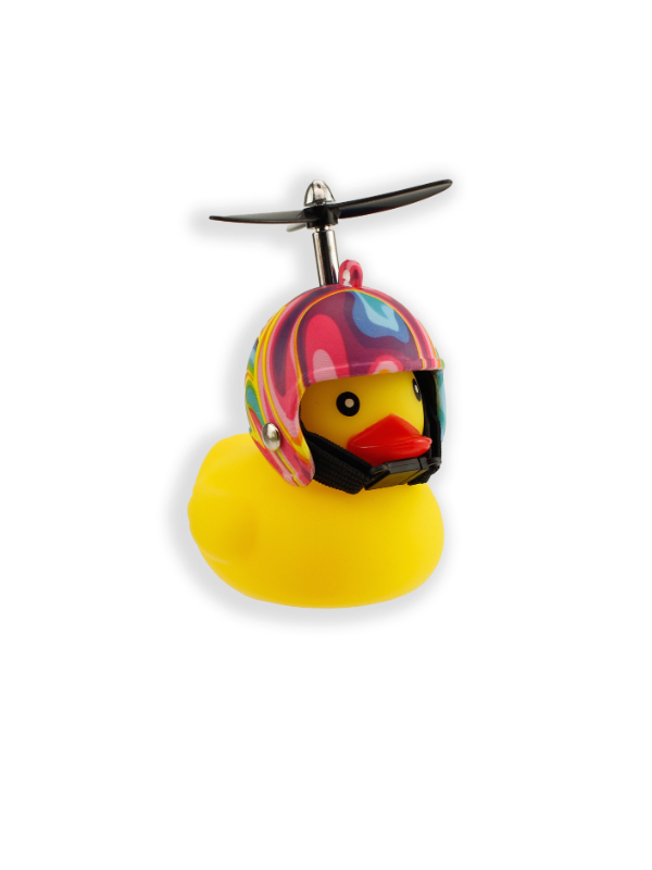 4260767640154 Zvono za bicikl Duck Flower power - Image 1