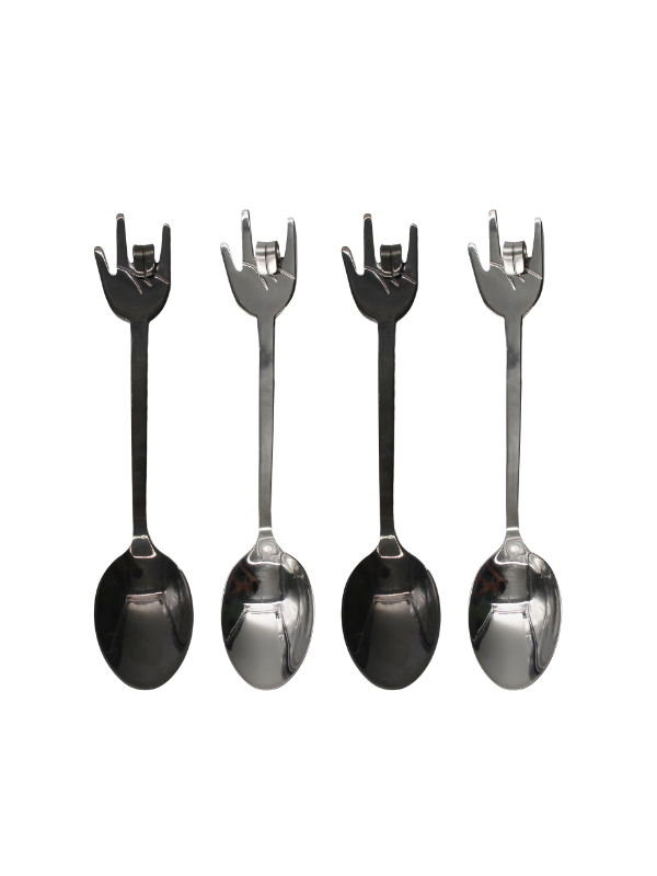 4260767641434 Kašičice za kafu set 1/4 Rock ruka - Image 1