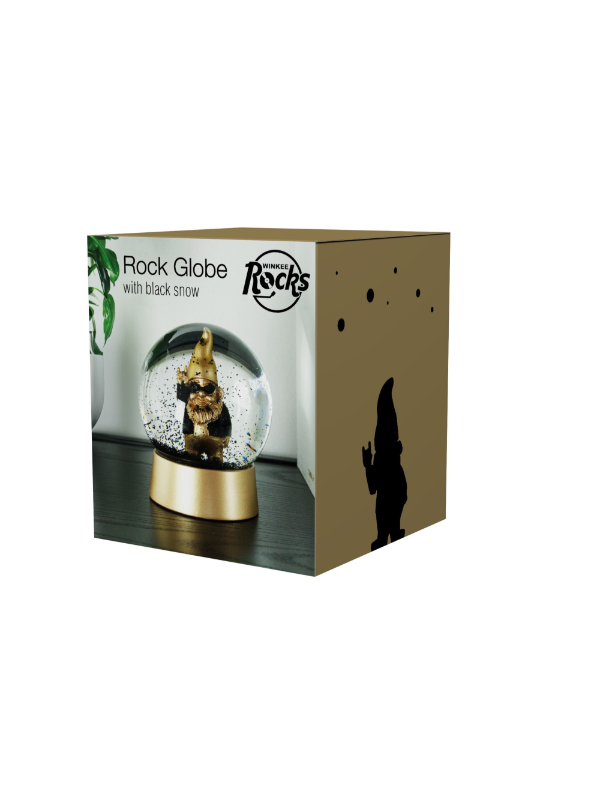 4260767642370 Snežna kugla Rock patuljak zlatna - Image 1