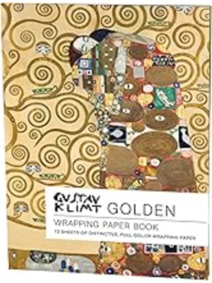Wrapping Paper Book: Golden, Gustav Klimt