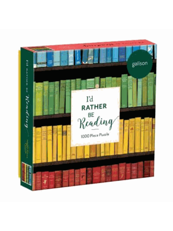 9780735360532 I'd Rather Be Reading 1000 Piece Puzzle in Square Box - Image 1