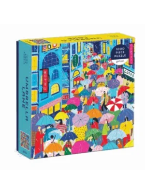 Umbrella Lane 1000 Piece Puzzle in Square Box