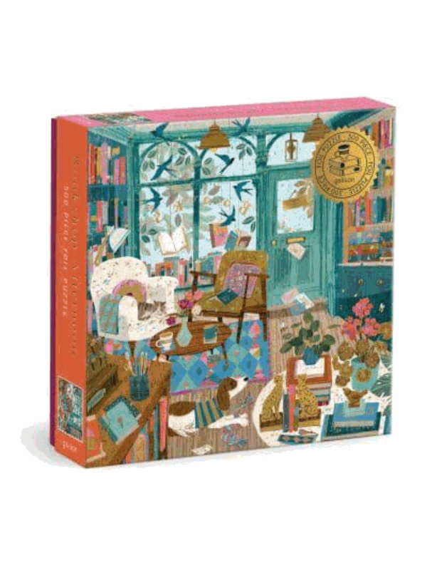 9780735386808 Bookshop Afternoon 500 Piece Foil Puzzle - Image 1